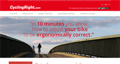 Desktop Screenshot of cyclingright.com